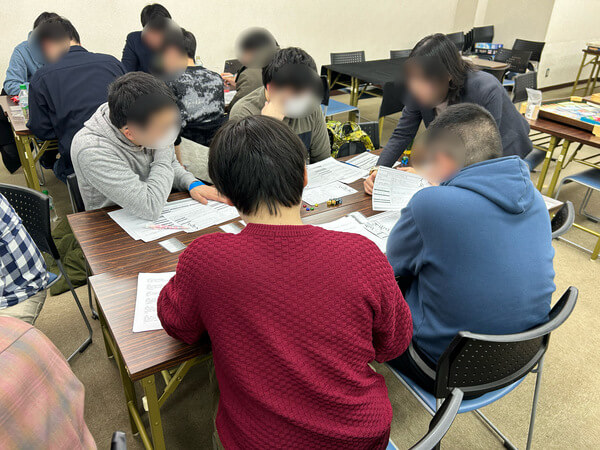 TRPGをプレイしている様子